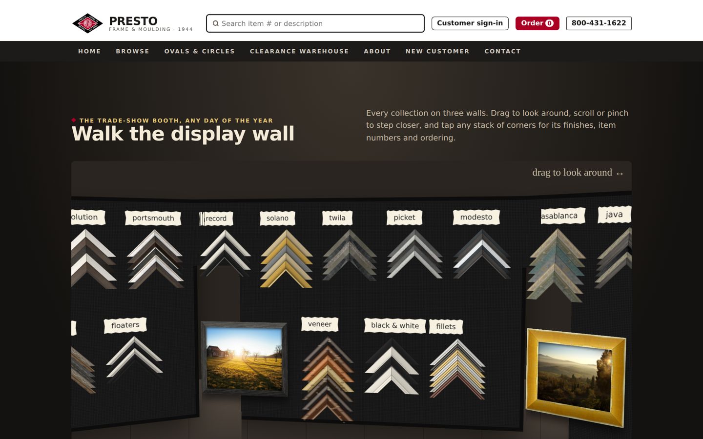 Presto virtual display wall